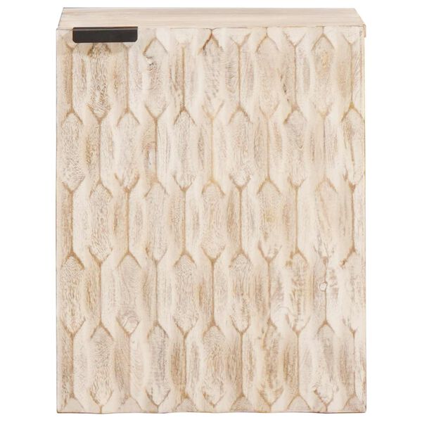 vidaXL Cabinet de Salle de Bain Suspendu Blanc 38 x 33 x 48 cm