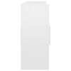 vidaXL Buffet Blanc brillant 105x30x70 cm Bois d’ingénierie