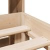 vidaXL Lit biblioth&egrave;que sans matelas 180x200 cm bois massif de pin