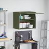 vidaXL Armoire murale pour garage Vert olive 60 x 40 x 53 cm