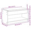 vidaXL Banc d'entr&eacute;e avec coussin Ch&ecirc;ne Fum&eacute; 83 x 38 x 45 cm
