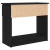 vidaXL Table console avec tiroirs noir 85,5x38,5x74,5 cm