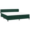 vidaXL Sommier &agrave; lattes de lit et matelas vert fonc&eacute; 180x220cm velours