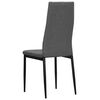 vidaXL Chaises à manger lot de 6 gris clair tissu