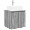 vidaXL Meuble de lavabo mural Sonoma gris 49,5 x 41 x 79,5 cm