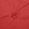 vidaXL Coussin de banc de jardin rouge 180x50x3 cm tissu oxford