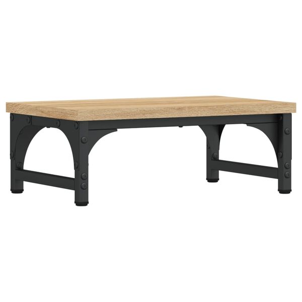 vidaXL Support de moniteur ch&ecirc;ne sonoma 37x23x14 cm bois d'ing&eacute;nierie
