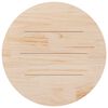 vidaXL Dessus de table &Oslash;90x2,5 cm Bois de pin massif