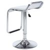 vidaXL Tabourets de bar pivotants lot de 2 blanc similicuir