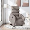 vidaXL Fauteuil inclinable &eacute;lectrique taupe tissu