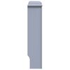 vidaXL Cache-radiateur MDF Gris 205 cm