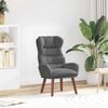 vidaXL fauteuil Gris fonc&eacute; 69 x 74 x 93 cm Velours