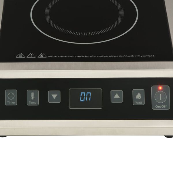 vidaXL Table de cuisson &agrave; induction &eacute;lectrique et &eacute;cran tactile 3500 W