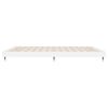 vidaXL Cadre de lit sans matelas blanc brillant 160x200 cm