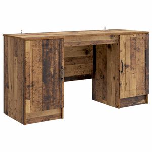 vidaXL Bureau Bois ancien 142,5 x 50 x 75 cm Bois d'ing&eacute;nierie