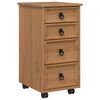 vidaXL Cabinet Roulant avec Tiroirs CORONA