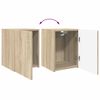 vidaXL Ensemble meuble TV 4 pcs Ch&ecirc;ne Sonoma Bois d'ing&eacute;nierie