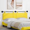 vidaXL T&ecirc;te de lit suspendue Montage mural Jaune clair 170 x 55 x 5 cm