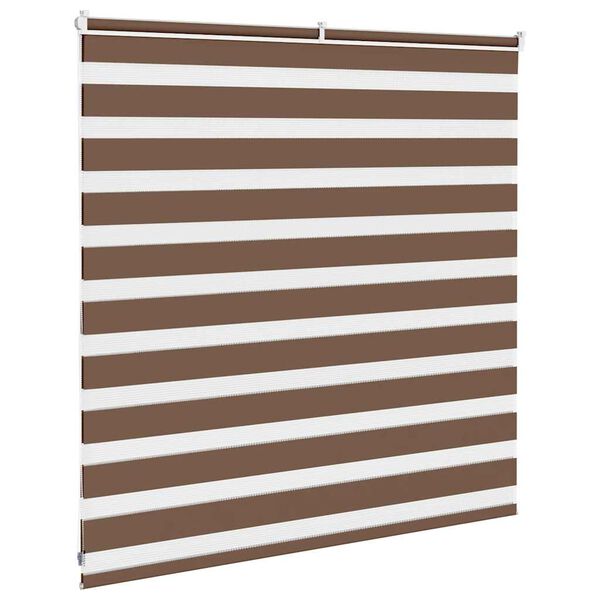 vidaXL Store z&egrave;bre marron 150x100cm largeur du tissu 145,9cm polyester