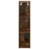 vidaXL Armoire suspendue avec stockage Ch&ecirc;ne fum&eacute; 20 x 29,5 x 80 cm
