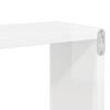 vidaXL &Eacute;tag&egrave;res cube murales 6 pcs Blanc brillant 26x15x26 cm
