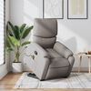 vidaXL Fauteuil inclinable de massage Taupe Tissu