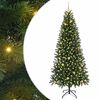 vidaXL Sapin de No&euml;l artificiel avec 300 LED Vert 240 cm PE et PVC
