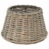 vidaXL Abat-jour Osier 38 x 23 cm Naturel