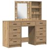 vidaXL Table de Toilette 3 pc Marron 40 x 41 x 135 cm
