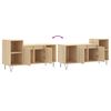 vidaXL Meuble TV Ch&ecirc;ne sonoma 100x35x55 cm Bois d'ing&eacute;nierie