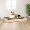 vidaXL Lit pour chien 91,5x64x9 cm Bois de pin solide