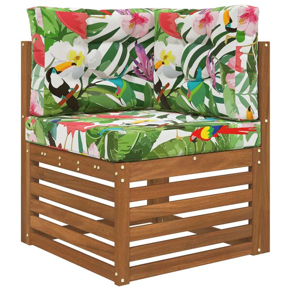 vidaXL Coussin de canap&eacute; d'ext&eacute;rieur 3 pcs color&eacute; Polyester