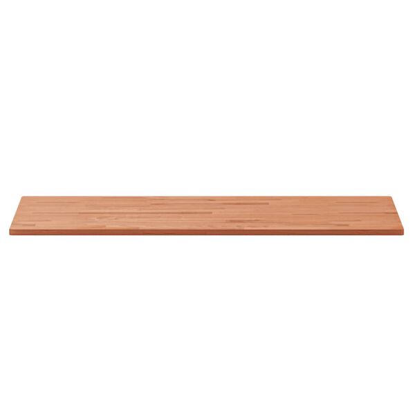 vidaXL Comptoir de salle de bain 100x50x1,5 cm bois massif de h&ecirc;tre
