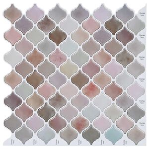 vidaXL Carreau Lanterne 10 pc Beige 27 x 27 cm Polyur&eacute;thane et PET
