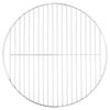 vidaXL Grille de barbecue ronde &Oslash;40 cm acier inoxydable 304