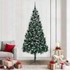 vidaXL Sapin de Noël artificiel Vert 210 cm PVC, Acier et Plastique