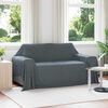 vidaXL Couvertures &agrave; jeter 6 pcs Gris fonc&eacute; 280 x 210 cm Toison