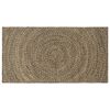 vidaXL Tapis de surface Naturel et noir 80 x 150 cm Jute