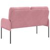 vidaXL Canap&eacute;s avec coussin 110cm Rose Contreplaqu&eacute;