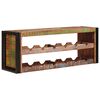 vidaXL &Eacute;tag&egrave;re &agrave; vin Marron 120 x 45 x 33 cm Bois r&eacute;cup&eacute;r&eacute; massif