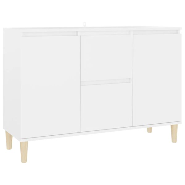 vidaXL Buffet blanc 101x35x70 cm bois d'ing&eacute;nierie