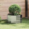 vidaXL Jardinière Argent 60 x 60 x 35 cm Acier inoxydable