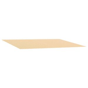vidaXL Toile de rechange pour auvent Jaune et blanc 500 &times; 350 cm