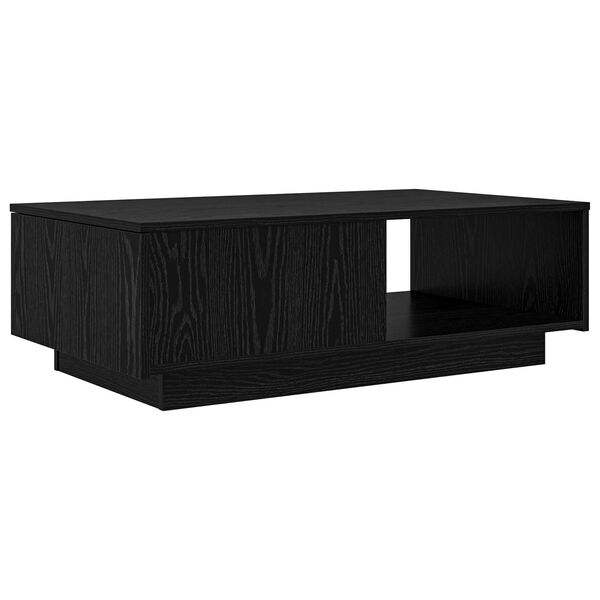 vidaXL Table basse Ch&ecirc;ne noir 95 x 55 x 31 cm Bois d'ing&eacute;nierie