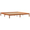 vidaXL Cadre de lit sans matelas cire marron 180x200cm bois pin massif