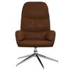 vidaXL Chaise de relaxation Marron brillant Similicuir