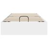 vidaXL Cadre de lit ottoman avec stockage Blanc 193 x 120 x 25 cm