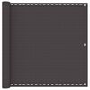 vidaXL &Eacute;cran de balcon Anthracite 120 x 700 cm HDPE et Aluminium