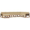 vidaXL Ensemble de canap&eacute;s d'ext&eacute;rieur 8 pcs Naturel et Beige