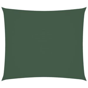vidaXL Voile de parasol tissu oxford rectangulaire 2x2,5 m vert foncé